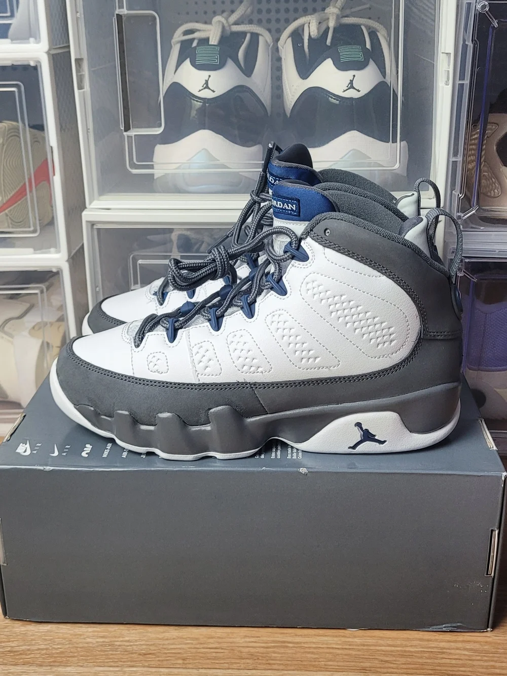 jordan 9 flint grey Size 5.5 Y Boys